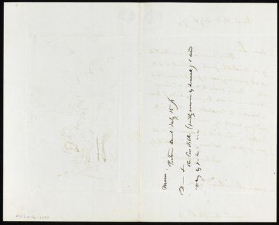 List do Jamesa Muirheada autorstwa John Linnell