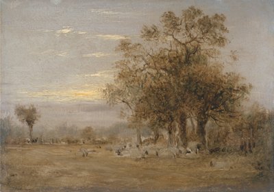Wypas owiec autorstwa John Linnell