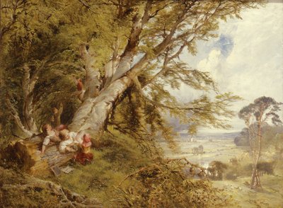 Ptasie gniazdo autorstwa John Linnell
