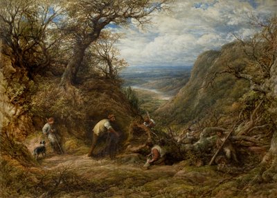 Puste drzewo autorstwa John Linnell