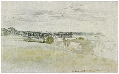 Widok Amwell Hill, niedaleko Ware, w Hertfordshire, 1814. John Linnell autorstwa John Linnell