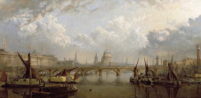 Widok na Londyn (olej na płótnie) autorstwa John MacVicar Anderson