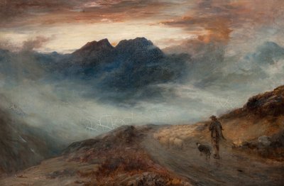 Mgła w górach autorstwa John MacWhirter