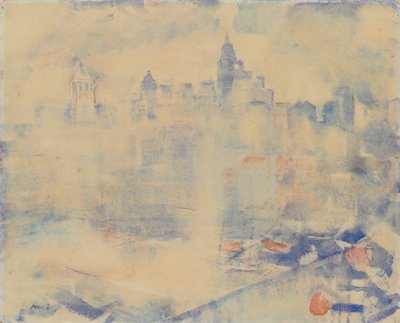 Panorama Manhattanu autorstwa John Marin