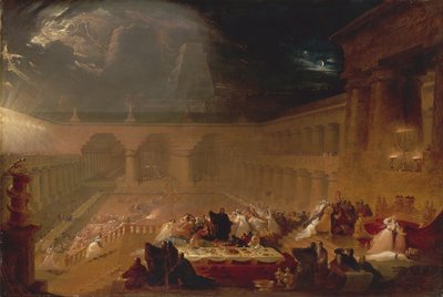 Uczta Belshazzara autorstwa John Martin