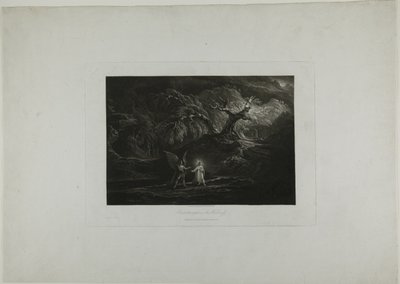 Chrystus kuszony na pustyni autorstwa John Martin