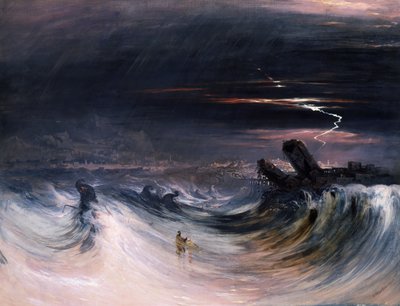 Zniszczenie Tyru autorstwa John Martin