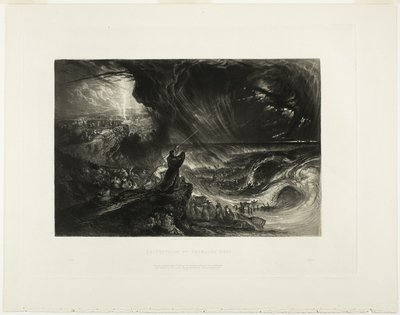 Zniszczenie zastępów faraona, z ilustracji biblijnych autorstwa John Martin