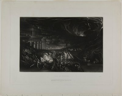 Upadek Niniwy, z ilustracji biblijnych autorstwa John Martin