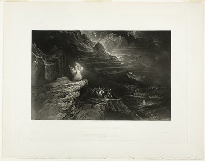 Mojżesz łamie tablice, z ilustracji biblijnych autorstwa John Martin