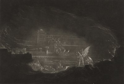 Pandemonium, c.1827 (mezzotinta) autorstwa John Martin