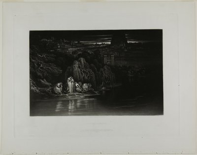 Psalm CXXXVII, z ilustracji biblijnych autorstwa John Martin
