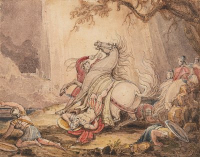 Nawrócenie Saula autorstwa John Martin