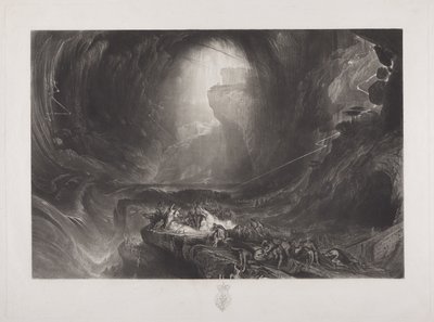 Potop, ok. 1828 (wc na papierze) autorstwa John Martin