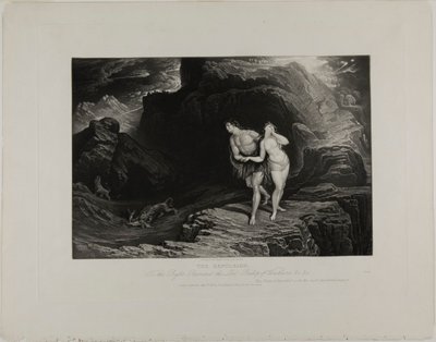 Wypędzenie, z przykładów biblijnych autorstwa John Martin