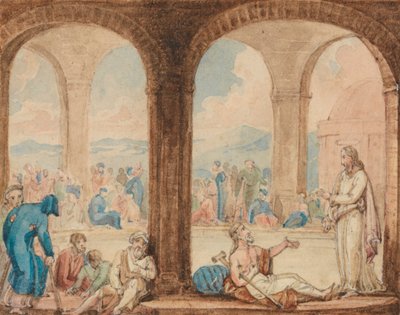 Sadzawka Bethesda autorstwa John Martin