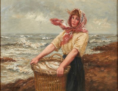 Połów dnia (olej na płótnie) autorstwa John McGhie