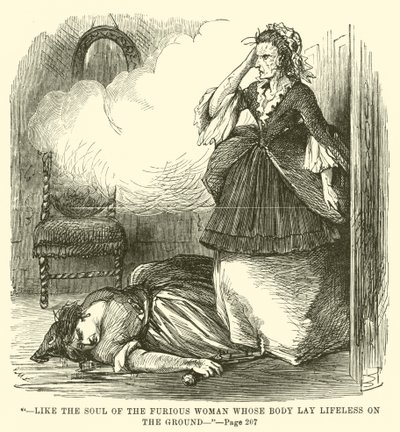 Ilustracja do Opowieści o dwóch miastach autorstwa Charlesa Dickensa autorstwa John McLenan