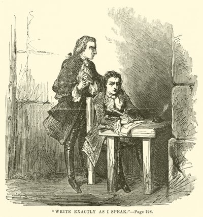 Ilustracja do Opowieści o dwóch miastach autorstwa Charlesa Dickensa autorstwa John McLenan
