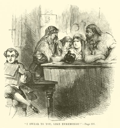Ilustracja do Opowieści o dwóch miastach autorstwa Charlesa Dickensa autorstwa John McLenan