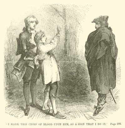 Ilustracja do Opowieści o dwóch miastach autorstwa Charlesa Dickensa autorstwa John McLenan