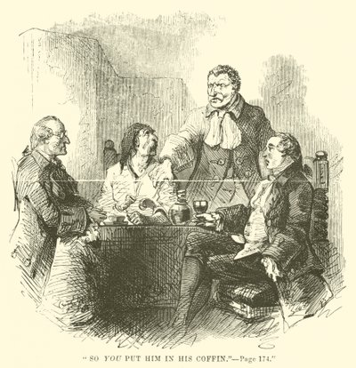 Ilustracja do Opowieści o dwóch miastach autorstwa Charlesa Dickensa autorstwa John McLenan