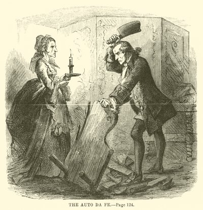 Ilustracja do Opowieści o dwóch miastach autorstwa Charlesa Dickensa autorstwa John McLenan
