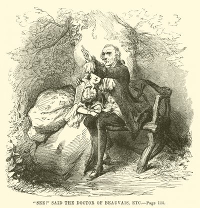 Ilustracja do Opowieści o dwóch miastach autorstwa Charlesa Dickensa autorstwa John McLenan