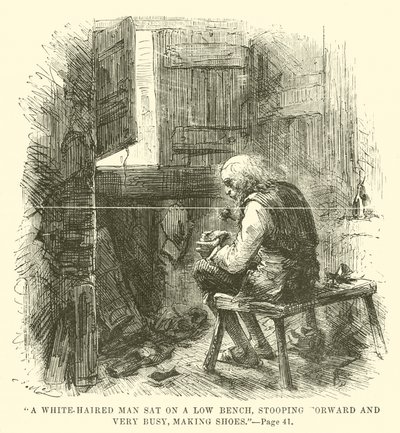 Ilustracja do Opowieści o dwóch miastach autorstwa Charlesa Dickensa autorstwa John McLenan