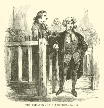 Ilustracja do Opowieści o dwóch miastach autorstwa Charlesa Dickensa autorstwa John McLenan