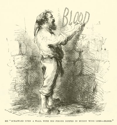 Ilustracja do Opowieści o dwóch miastach autorstwa Charlesa Dickensa autorstwa John McLenan