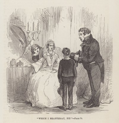 Ilustracja do wielkich oczekiwań autorstwa John McLenan
