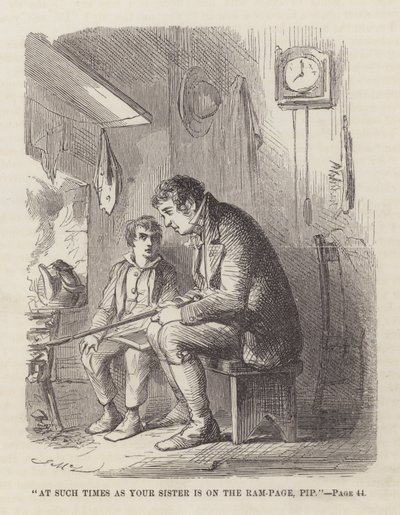 Ilustracja do wielkich oczekiwań autorstwa John McLenan