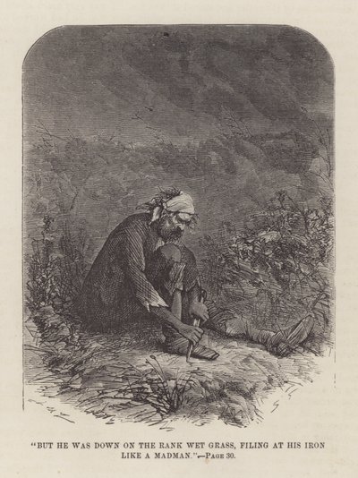 Ilustracja do wielkich oczekiwań autorstwa John McLenan