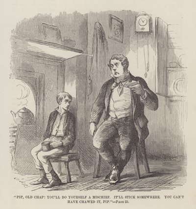 Ilustracja do wielkich oczekiwań autorstwa John McLenan