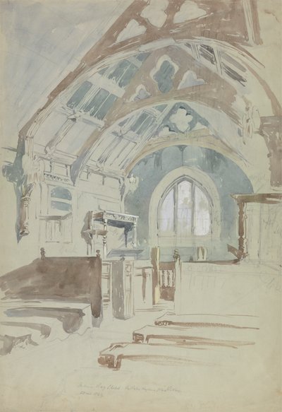 Wnętrze Rag Chapel, Sir Robert Vaugn