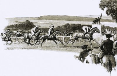 Najsłynniejszy wyścig płaski w Wielkiej Brytanii, Derby autorstwa John Millar Watt