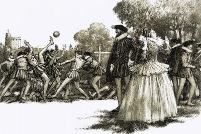Królowa Elżbieta I była przerażona brutalnym sportem autorstwa John Millar Watt
