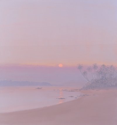 Przepływ łodzi Panjim, 2002 autorstwa John Miller