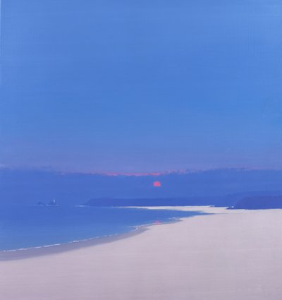 Słońce wschodzące nad zatoką, 1999 autorstwa John Miller