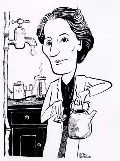 Lise Meitner, austriacka fizyczka autorstwa John Minnion
