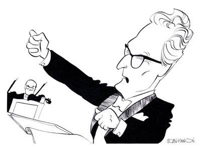 Otto Klemperer - karykatury autorstwa John Minnion