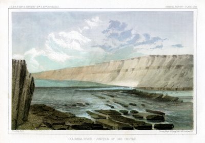 Columbia River, skrzyżowanie Des Chutes, 1856. autorstwa John Mix Stanley