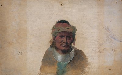 Niezidentyfikowany mężczyzna z Indii autorstwa John Mix Stanley