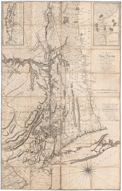 Mapa Nowego Jorku autorstwa Montresora autorstwa John Montresor