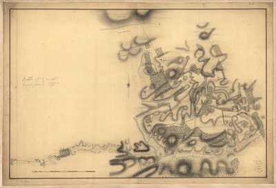 Bitwa pod Brandywine, 11 września. 1777. LOC gm71000926 autorstwa John Montresor
