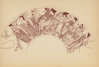 Starożytny grecki kostium kobiecy (litografia) autorstwa John Moyr Smith