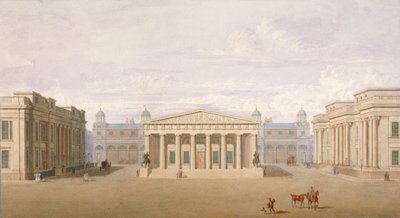 Trafalgar Square, Westminster, Londyn, 1828 autorstwa John Nash