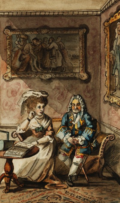 Zestaw dwunastu ilustracji do Tristrama Shandy