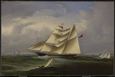 Ocean Bride opuszcza port Halifax, 1854 autorstwa John OBrien